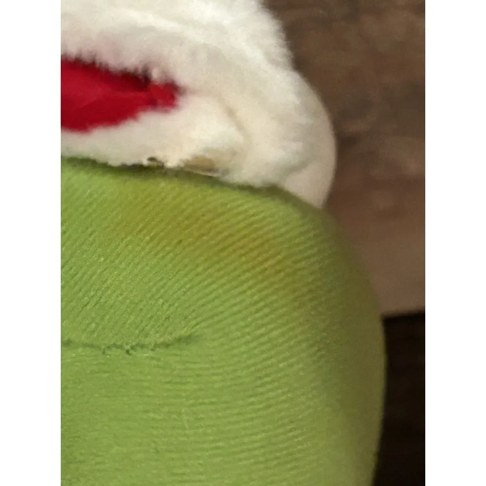 VINTAGE Baby Kermit Frog Santa Hat Jim Henson's Muppets McDonalds‎ Plush 1987